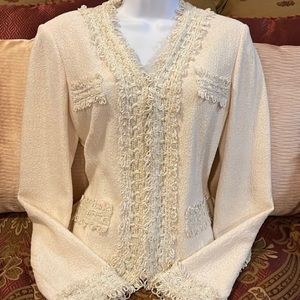St. John Couture ladies jacket size 6  listing for jacket only price is firm